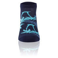Kotníkové ponožky PALEROS - tmavě modrá/tyrkysová