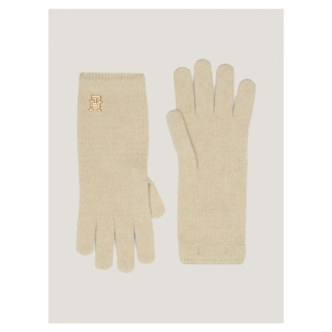 Tommy Hilfiger dámské krémové rukavice