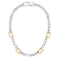 Tommy Hilfiger Masivní bicolor náhrdelník z oceli 2780867