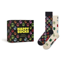 Ponožky Happy Socks Gift Box Peace 2-pack