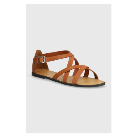 Kožené sandály Vagabond Shoemakers TIA 2.0 dámské, hnědá barva, 5731-001-22