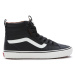 VANS-MN Filmore HI VansGuard (Leather) black/marshmallow Černá