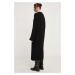 Šaty Answear Lab černá barva, maxi, oversize
