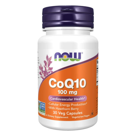 CoQ10 100 mg s hlodovými - NOW Foods