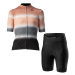 CASTELLI Cyklistický krátký dres a krátké kalhoty - DOLCE LADY - šedá/růžová/černá