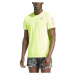 adidas OWN THE RUN TEE Pánské běžecké tričko, reflexní neon, velikost