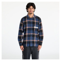 Košile RIPNDIP Robo Button Up Flannel Shirt Navy