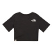 The North Face Girls S/S Crop Easy Tee Černá