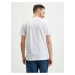 Sada dvou bílých pánských basic triček KARL LAGERFELD
