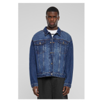 Urban Classics / Heavy Ounce Boxy Denim Jacket new mid blue washed