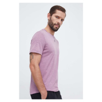 Tričko adidas růžová barva, s potiskem