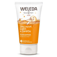 Weleda 2v1 sprchový krém a šampón šťastný pomeranč 150 ml