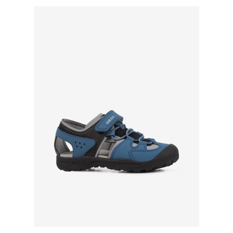 Tmavě modré klučičí outdoorové sandály Geox Vaniett