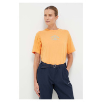 Bavlněné tričko Columbia North Cascades oranžová barva, 1992085