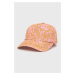 Bavlněná čepice Billabong růžová barva, vzorovaná