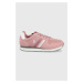Dětské sneakers boty U.S. Polo Assn. růžová barva