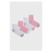 Dětské ponožky Skechers bílá barva