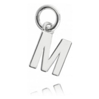 Stříbrný přívěšek písmeno M JMAS900MSP00