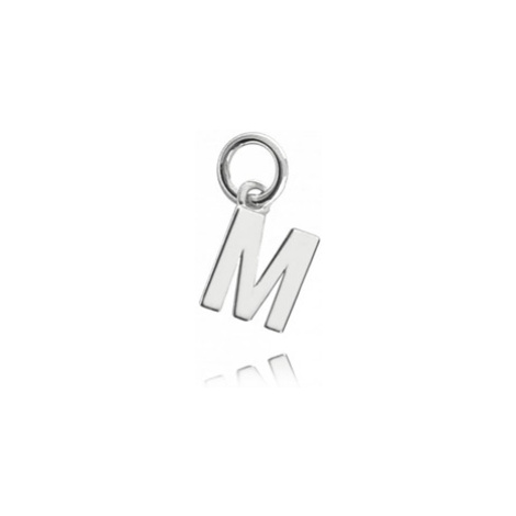 Stříbrný přívěšek písmeno M JMAS900MSP00 | Modio.cz