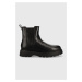 Kožené kotníkové boty Vagabond Shoemakers Jeff pánské, černá barva