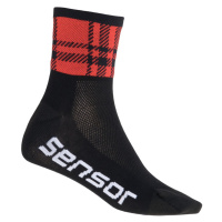 Sensor ponožky RACE SQUARE černá červená-9-11
