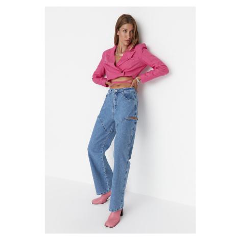 Dámské rifle Trendyol High Waist