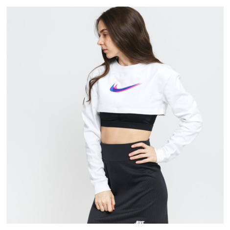 Nike Sportswear Long Sleeve Crop Top White | Modio.cz