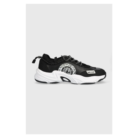 Sneakers boty Just Cavalli černá barva, 75QA3SI1 ZP386 899