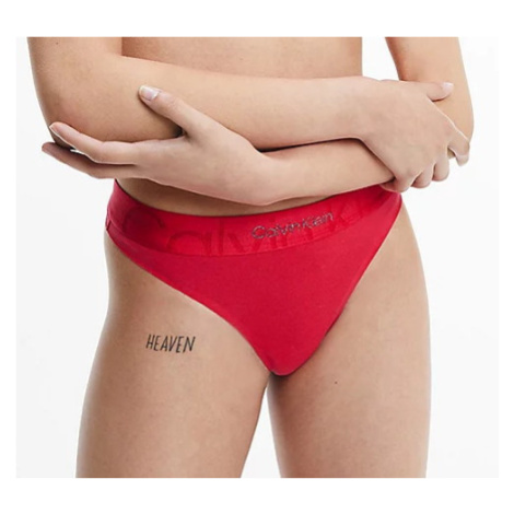 Dámské tanga Calvin Klein QF7055E červené | červená