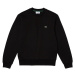 Lacoste Organic Brushed Cotton Sweatshirt - Noir Černá