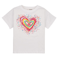 Desigual TS_HEART Bílá