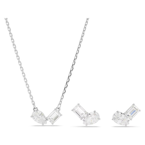 Swarovski Elegantní sada šperků s krystaly Mesmera 5665829 (náušnice, náhrdelník)