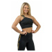 Nebbia High Support Sports Bra INTENSE Asymmetric Black/Gold Fitness spodní prádlo