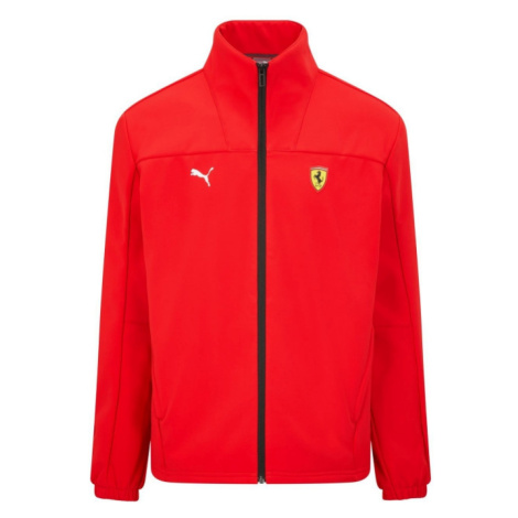 Ferrari pánská bunda Puma Logo Softshell red F1 Team 2021