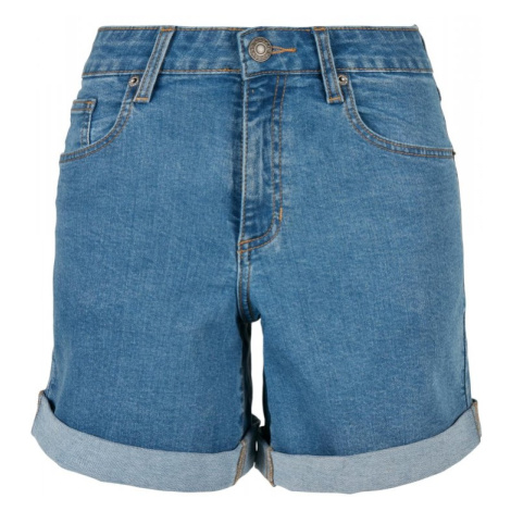 Ladies Organic Stretch Denim 5 Pocket Shorts - clearblue washed Urban Classics