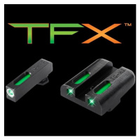 Mířidla TFX Tritium / Fiber-Optic Truglo® - Glock® High Set – Černá