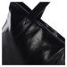 Stylová kožená taška přes rameno Minnoa, černá