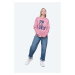 Bavlněná mikina Wood Wood Jess Sweatshirt 10112402-2424 Rose dámská, růžová barva, s potiskem