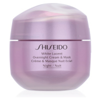 Shiseido Noční krém a maska proti pigmentovým skvrnám White Lucent (Overnight Cream & Mask) 75 m