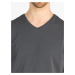 Pánské rozstřižené tričko | véčko | Dark gray | VÝPRODEJ