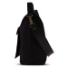 Bagind Kiara Misty - prostorná černá kabelka z canvasu s koženými detaily a dvěma popruhy