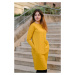 Šaty Lena žluté s dlouhým rukávem z biobavlny