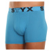 3PACK pánské boxerky Styx long sportovní guma modré (U9676869)