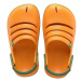 Dětské pantofle Havaianas KIDS CLOG BRASILP oranžová barva