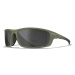 Sluneční brýle Grid Captivate Wiley X® – Captivate™ zelené polarizované mirror, Šedá