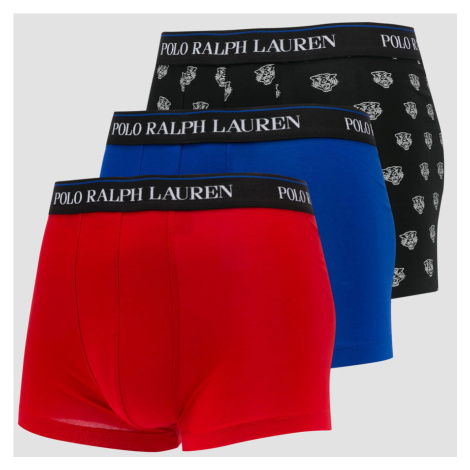 Polo Ralph Lauren 3Pack Classic Trunk černé / červené / modré