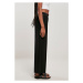 Ladies Straight Rib Terry Pants - black