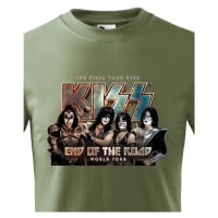 Dětské tričko s potiskem Kiss - parádní tričko s potiskem metalové skupiny Kiss