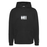 Tommy Jeans Sweatshirt - TJM TOMMY GEL FLAG HOODIE black