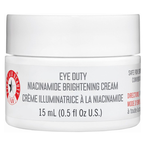 FIRST AID BEAUTY - Eye Duty Niacinamide Brightening Cream - Rozjasňující krém na oči